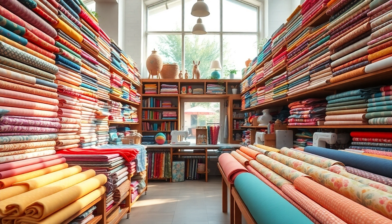 Bezoek https://www.stofnodig.nl en ontdek de vele kleurrijke stoffen in een uitnodigende stoffenwinkel.