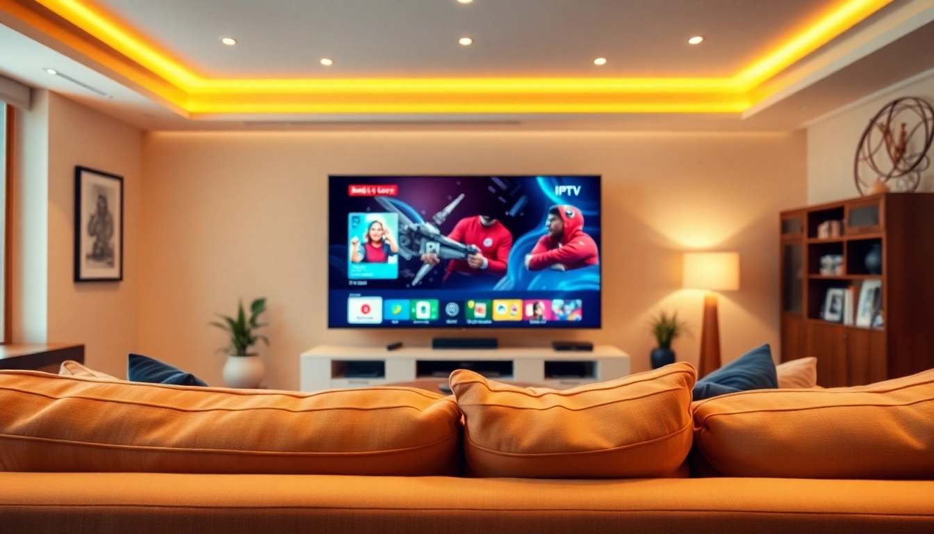 Regardez des programmes avec les meilleurs iptv abonnements depuis un salon chaleureux
