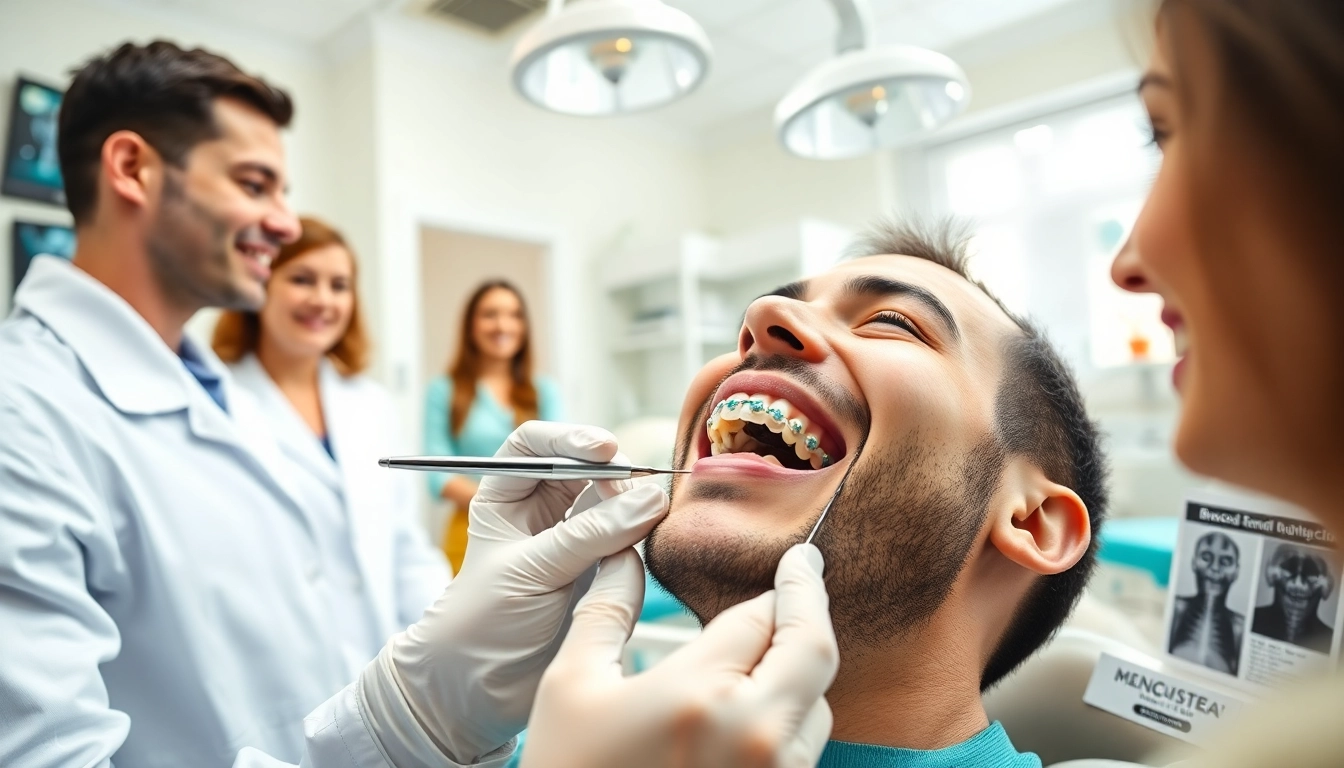 Understanding braces cost Myrtle Beach in an orthodontic office setting with expert examination tools.